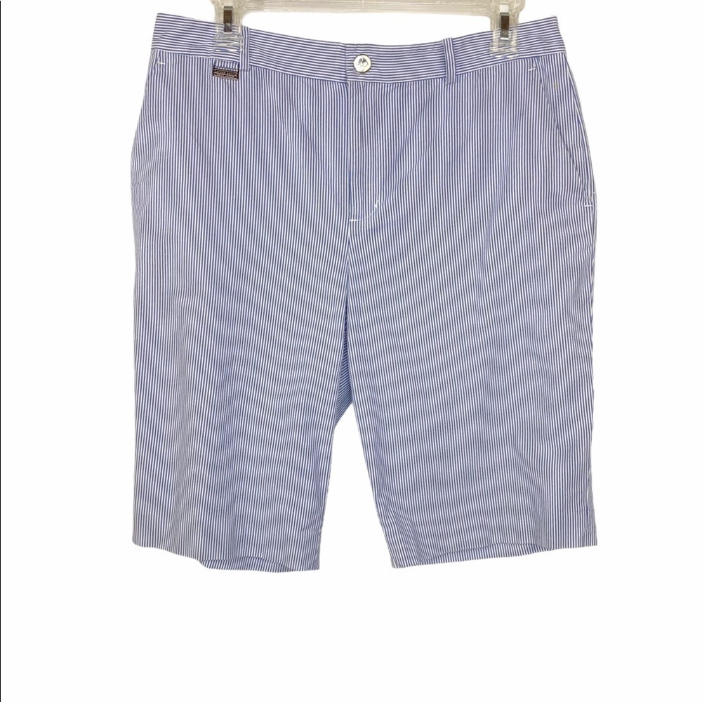 LRL Ralph Lauren Pinstriped Bermuda Shorts Size 8